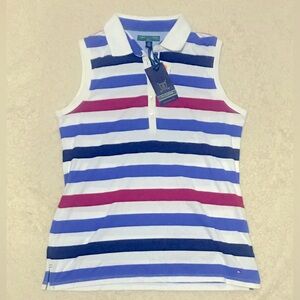 NWT TOMMY HILFIGER SLEEVELESS GOLFSHIRT
